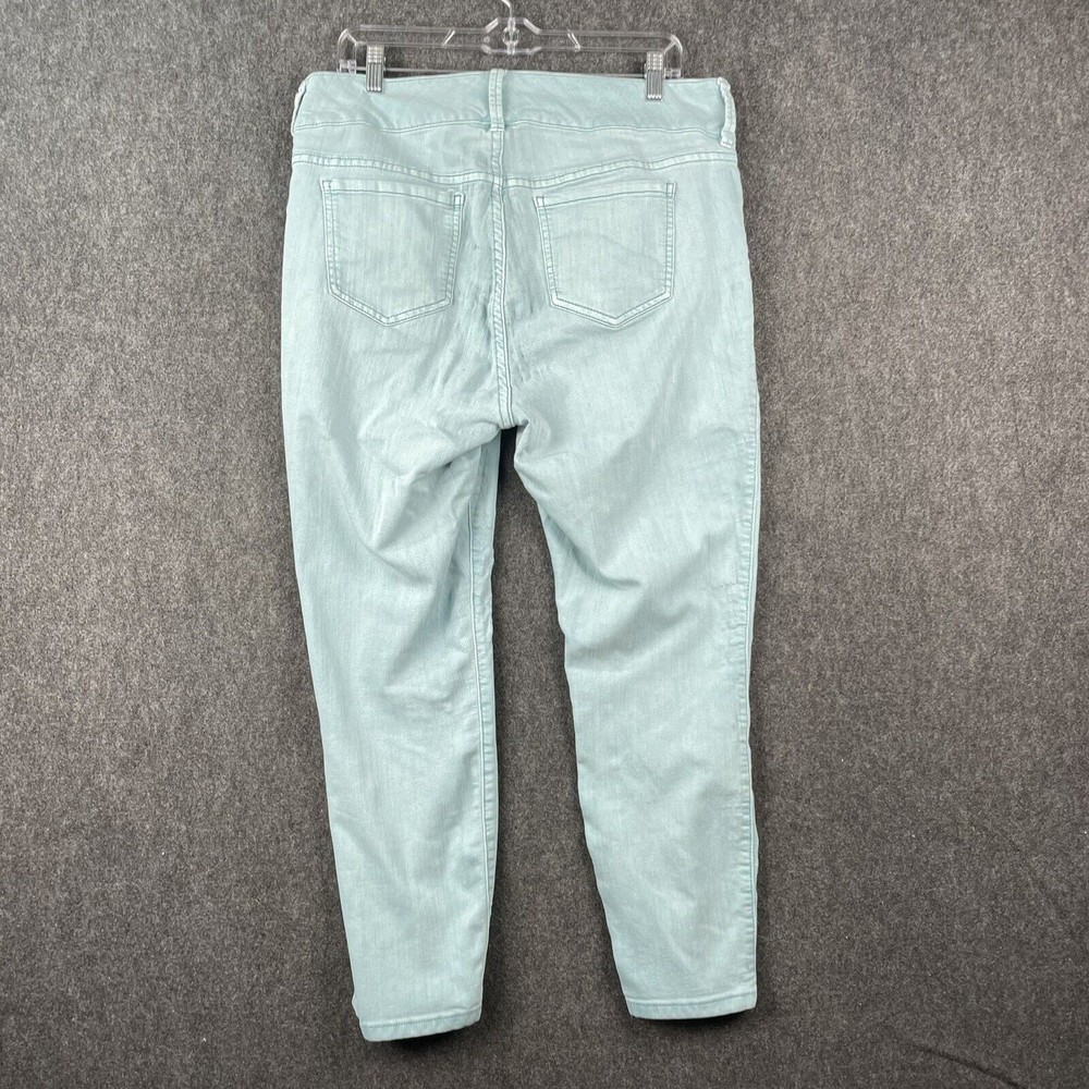 Torrid Regular Button Light Blue Colored Mid-Rise… - image 4